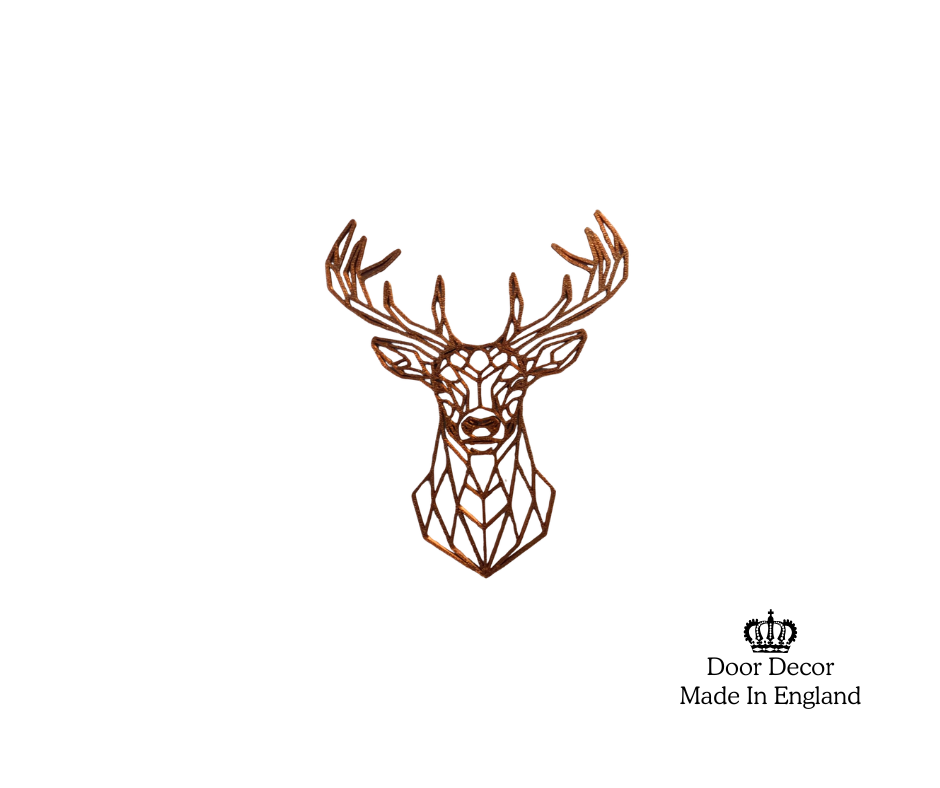 Modern Grey and Gold House Number Sign Plaque