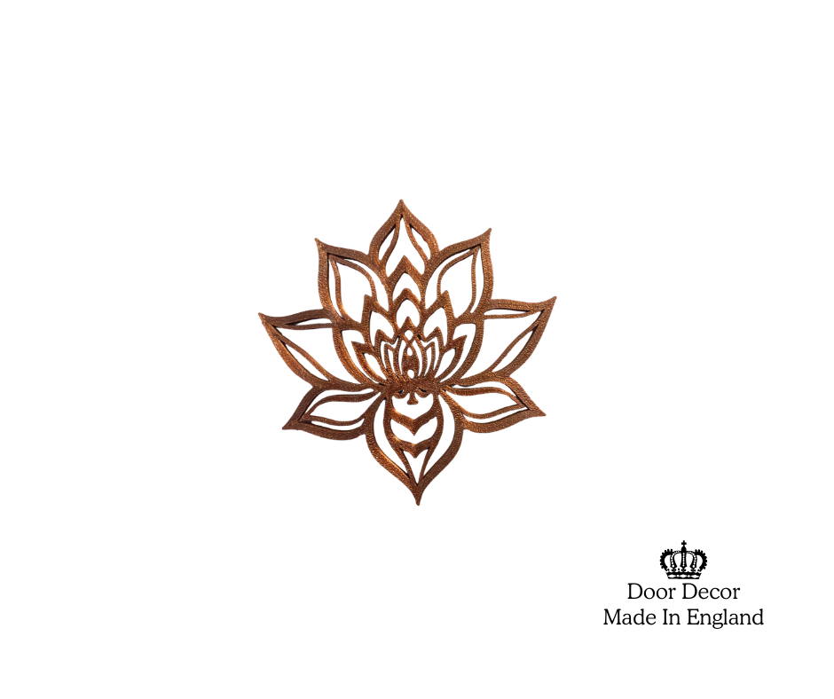 Modern Black and Gold House Number Sign Plaque